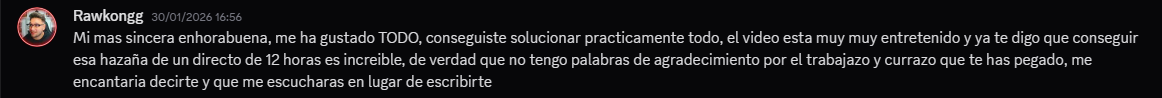 Prueba Testimonio Rawkongg